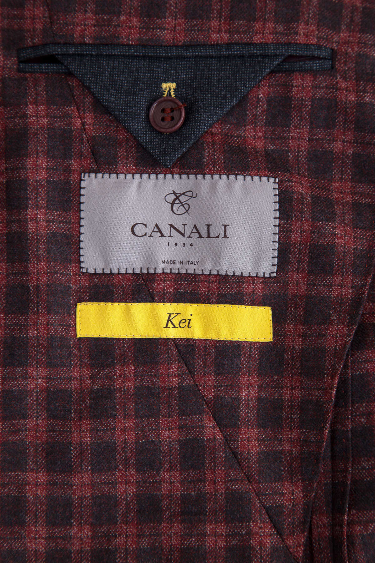 Блейзер Kei в неаполитанском стиле с накладными карманами