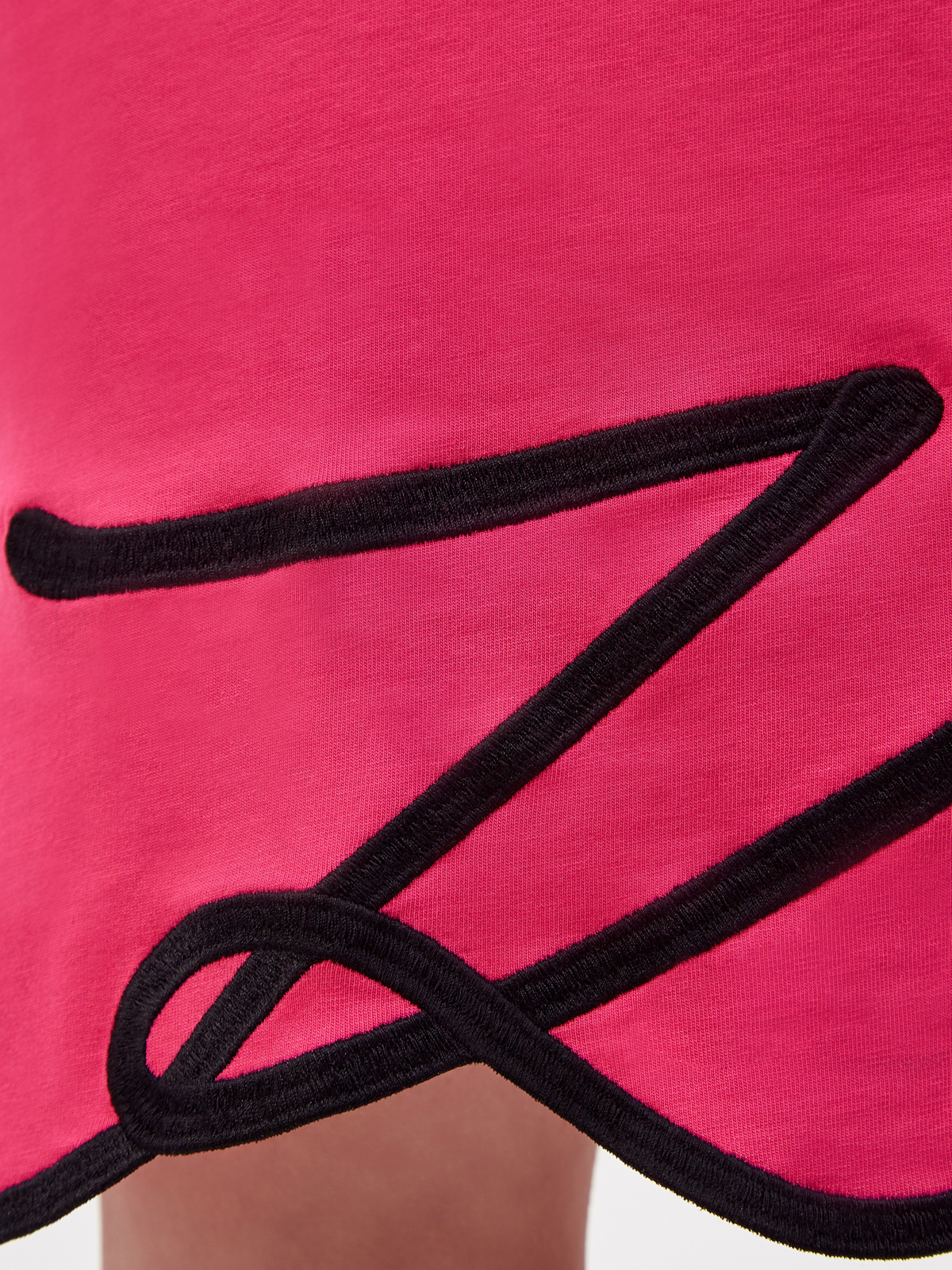 Платье из органического хлопка с декором K/Signature KARL LAGERFELD, цвет розовый, размер M;L;S Платье из органического хлопка с декором K/Signature - фото 5