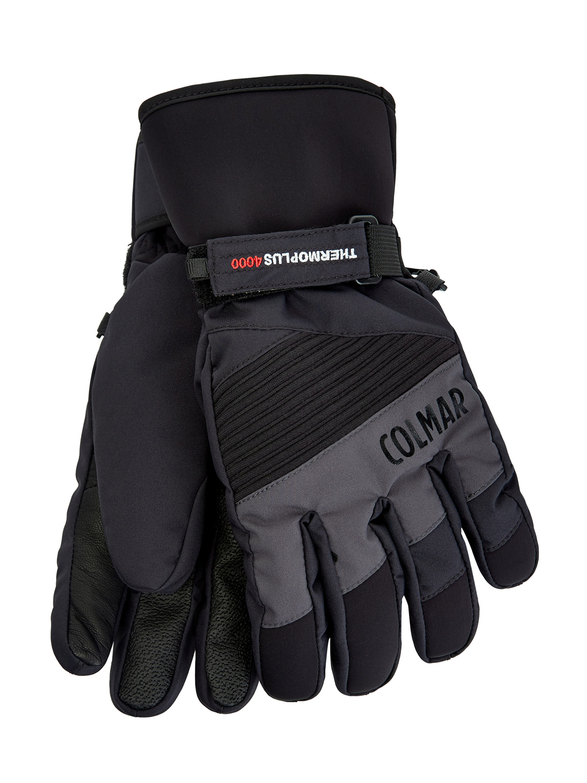 Утепленные перчатки с термозащитой thermo-plus и кожаными вставками COLMAR, цвет черный, размер XL;M;L - фото 1