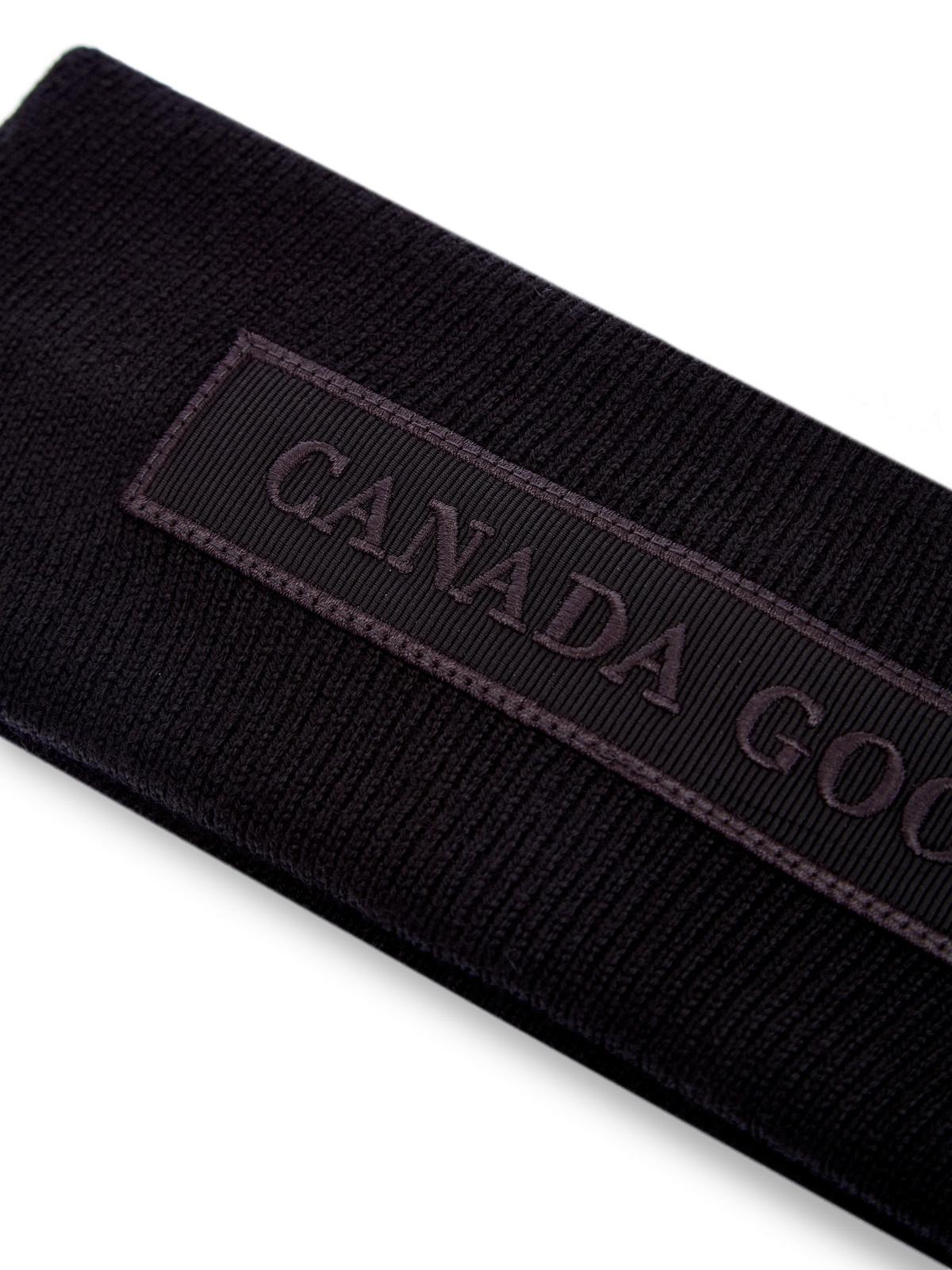 Повязка-лента из эластичной шерсти мериноса CANADA GOOSE, цвет черный, размер S;M - фото 3