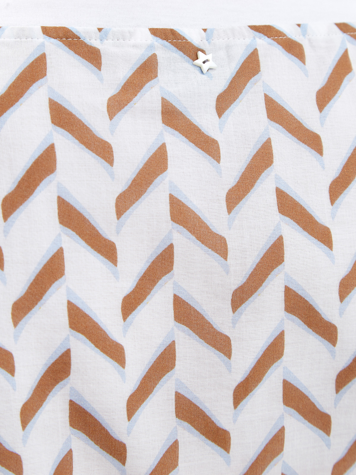 Свободная блуза из тонкого хлопка с принтом LORENA ANTONIAZZI, цвет белый, размер 44;42 - фото 5