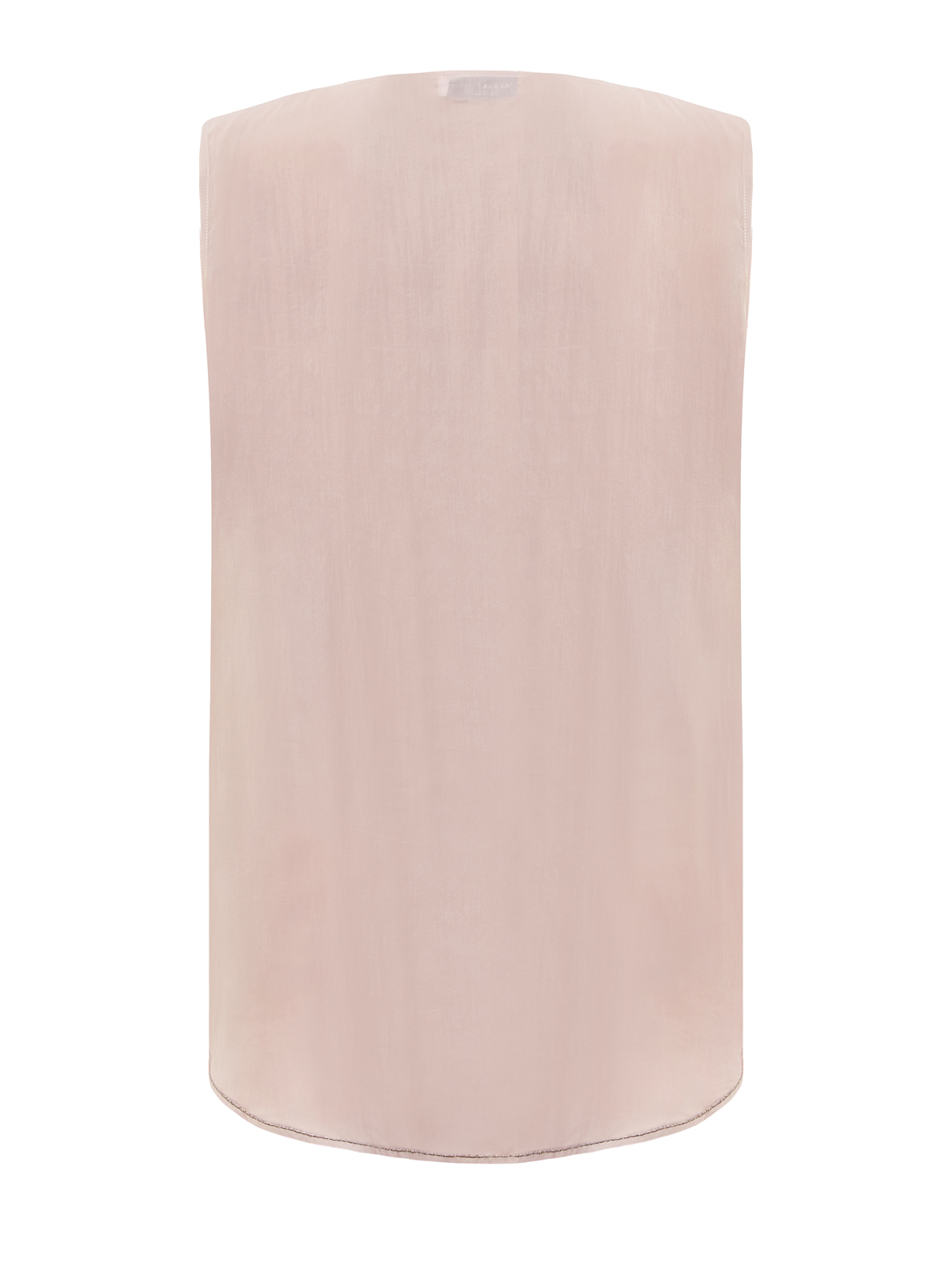 Блуза из тонкого шелка и вискозы с цепочкой Punto Luce FABIANA FILIPPI, цвет розовый, размер 44;46;42 - фото 2
