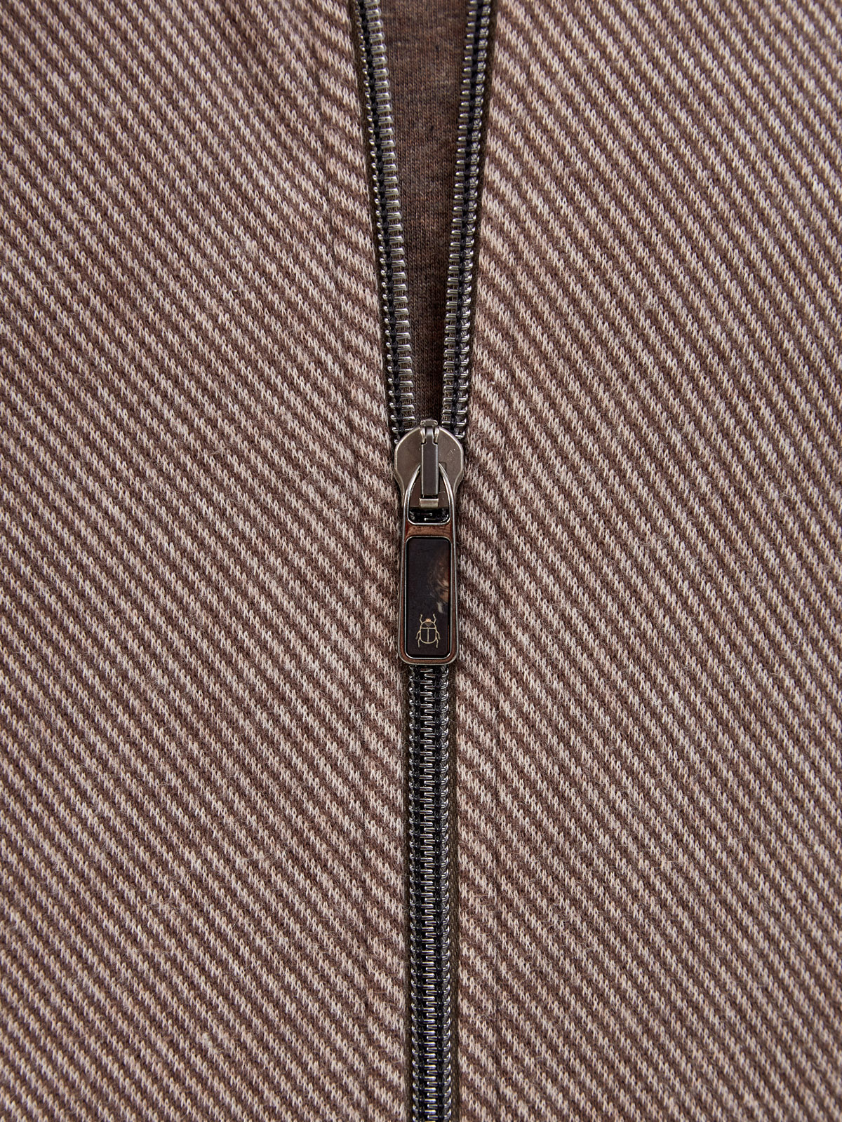 Толстовка из двухслойного хлопка с капюшоном и эластичной отделкой CAPOBIANCO, цвет коричневый, размер 48;50;54;56 - фото 5