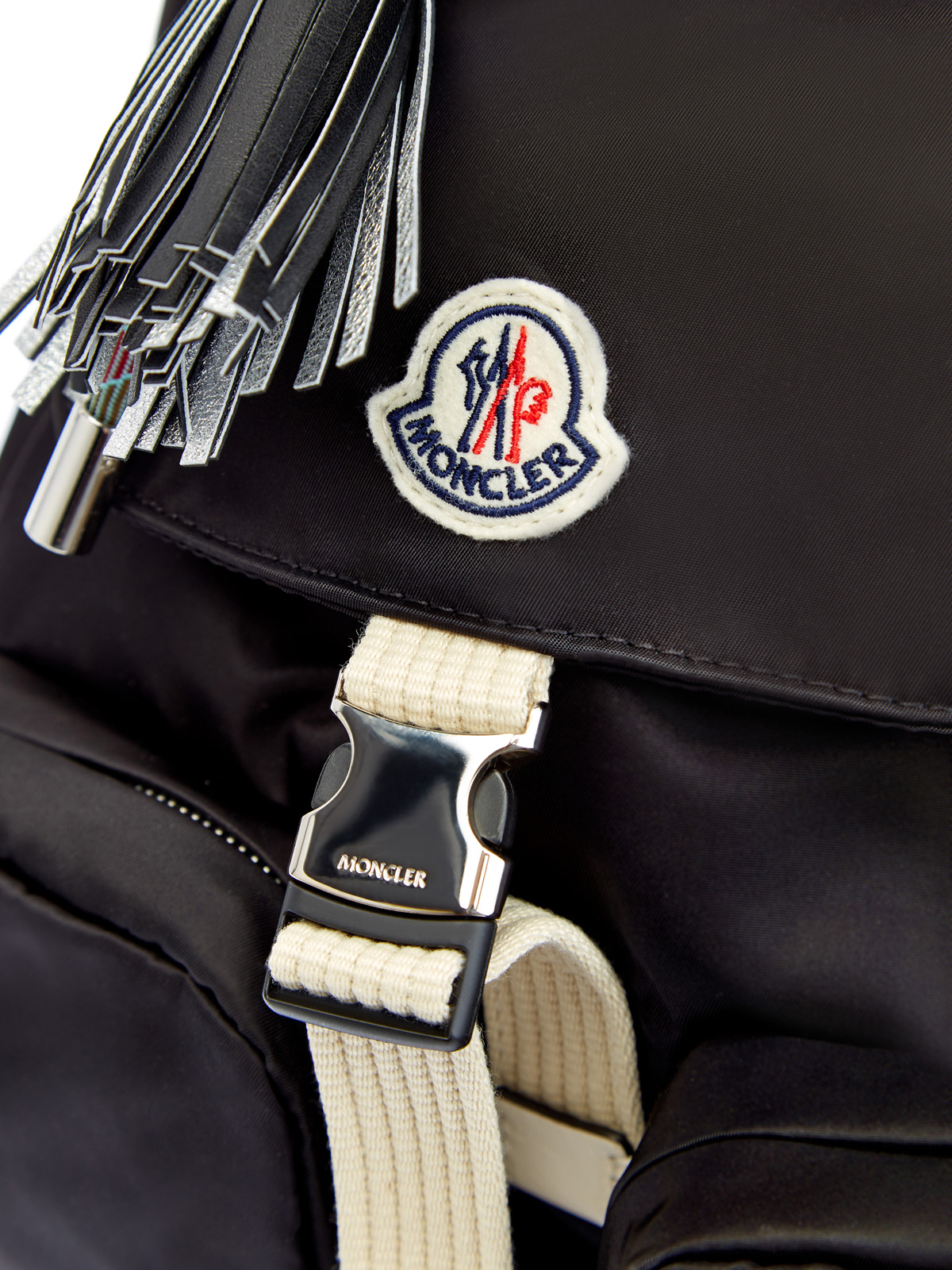 Нейлоновый рюкзак Dauphine с отделкой из матовой кожи MONCLER, цвет черный, размер 5;6;7;9 - фото 6