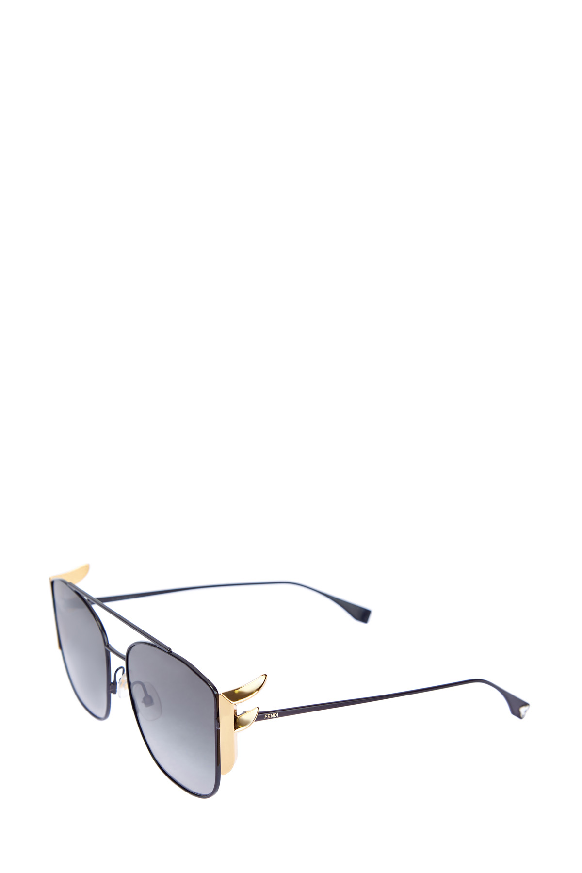 Очки FFreedom с кристаллами Swarovski и литой символикой FENDI (sunglasses), цвет черный, размер 40;42;44;46 - фото 3