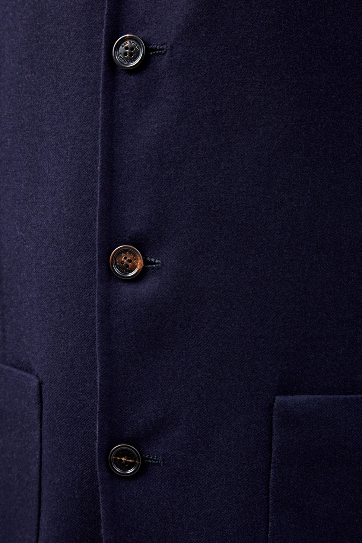 Двустороннее пальто-блейзер из кашемира BRUNELLO CUCINELLI, цвет мульти, размер 52;54;50 - фото 6