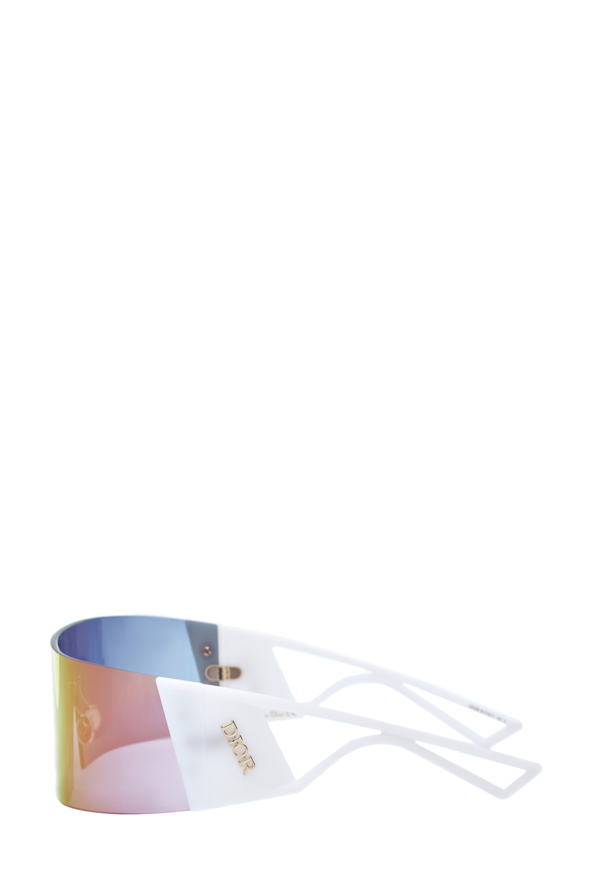 Очки-маска с голографическим напылением DIOR (sunglasses) women, цвет мульти, размер XS;S - фото 4