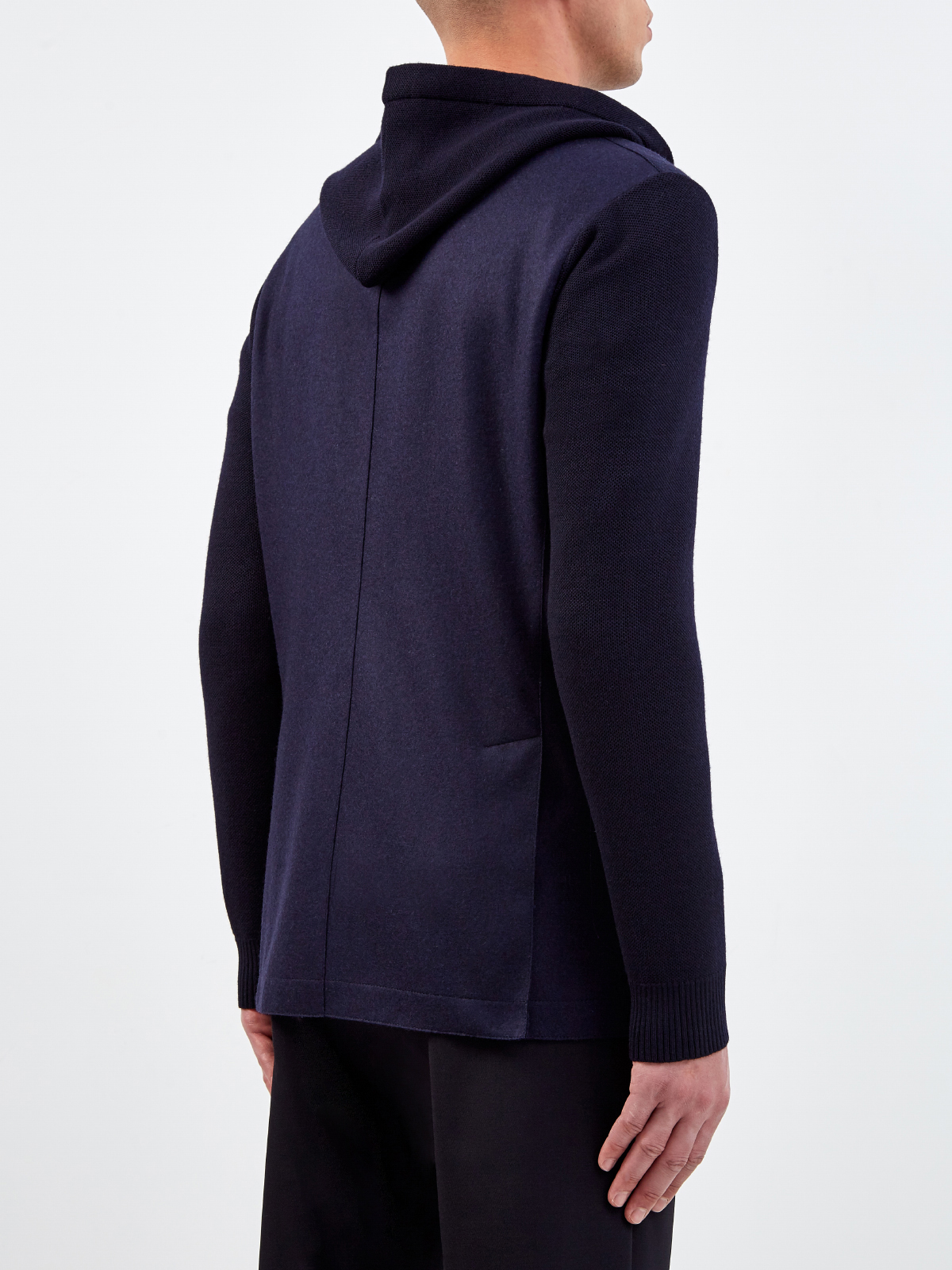 Пиджак в стиле casual из плотной шерстяной ткани ELEVENTY, цвет синий, размер 48;50 - фото 4