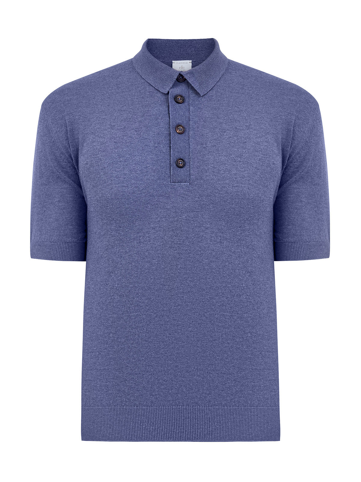 Джемпер-поло из хлопка и кашемира с застежкой на пуговицы 51660₽