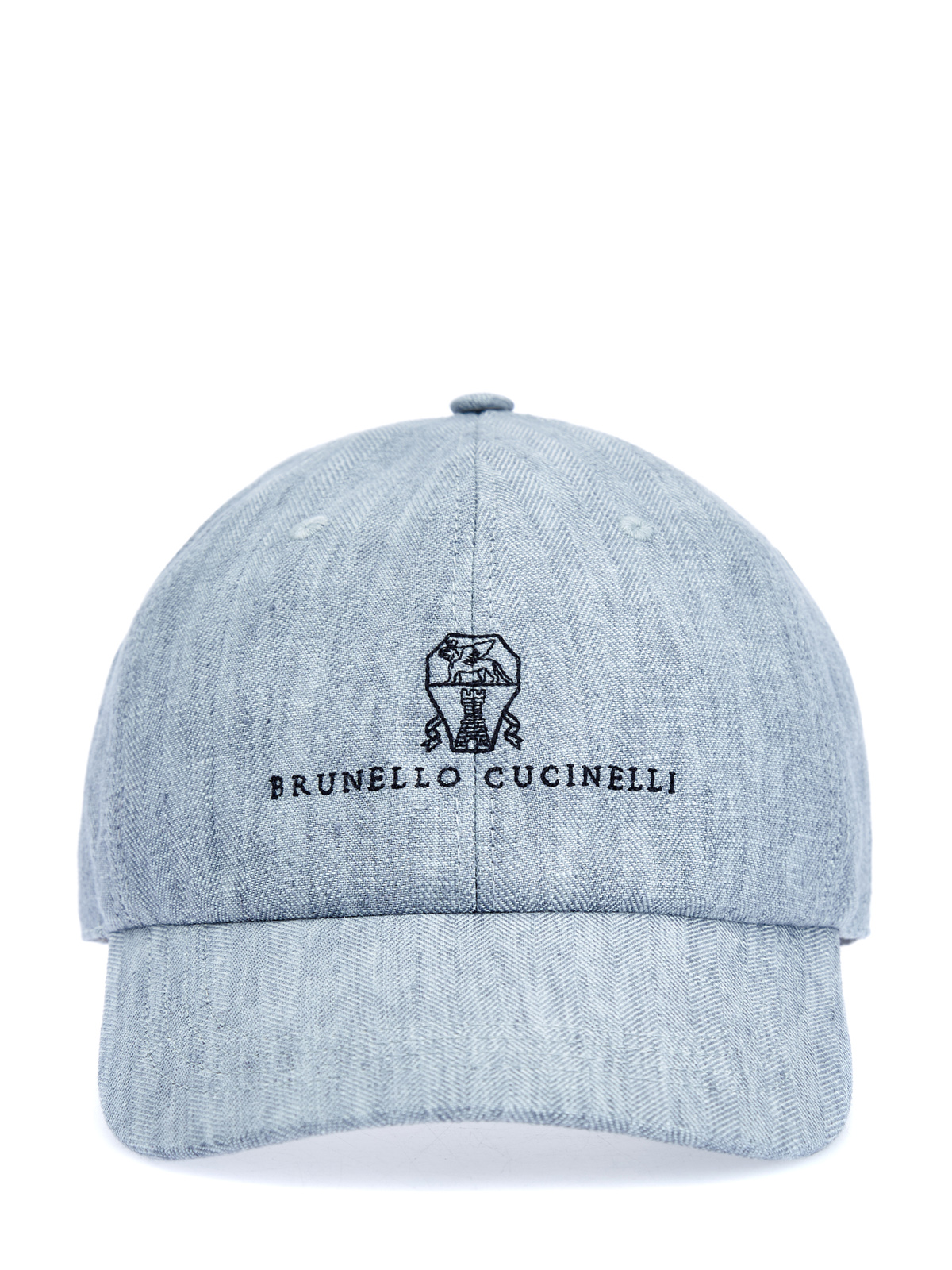 Льняная бейсболка с вышитым вручную логотипом Solomeo 55200₽