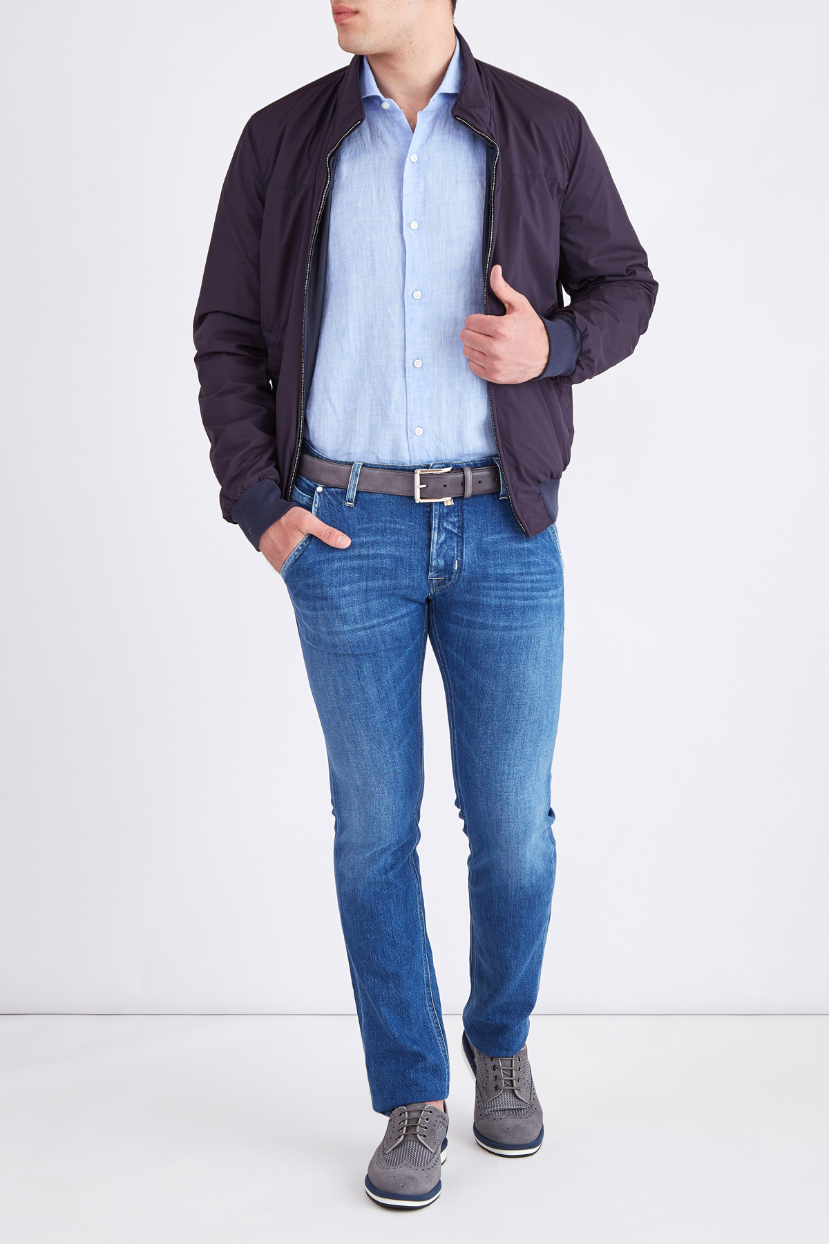 джинсы JACOB COHEN, цвет синий, размер 48;52;54 - фото 2