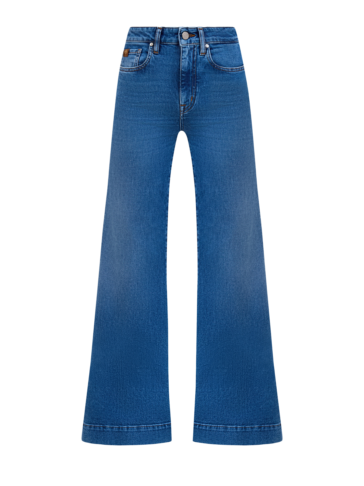 

Джинсы Jackie с ароматической пропиткой и патчем из сафьяновой кожи, Синий, Джинсы Jackie с ароматической пропиткой и патчем из сафьяновой кожи