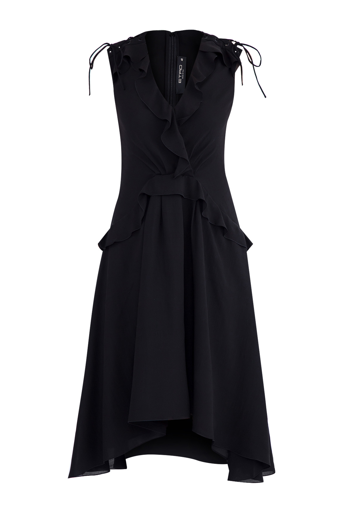 платье ETRO, цвет черный, размер 40;42 - фото 1