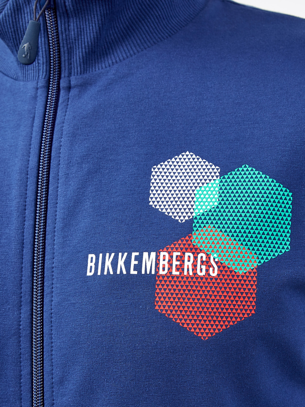 Толстовка в спортивном стиле с графическим принтом и логотипом BIKKEMBERGS, цвет синий, размер L;XL;2XL;3XL - фото 5