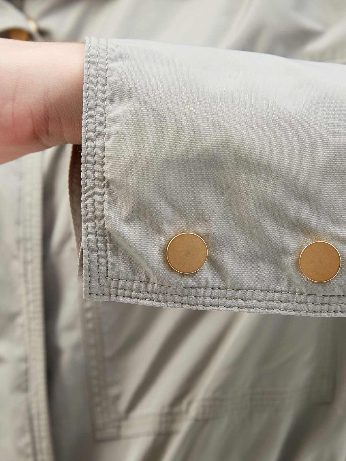 Ветровка из водонепроницаемой тафты в стиле милитари