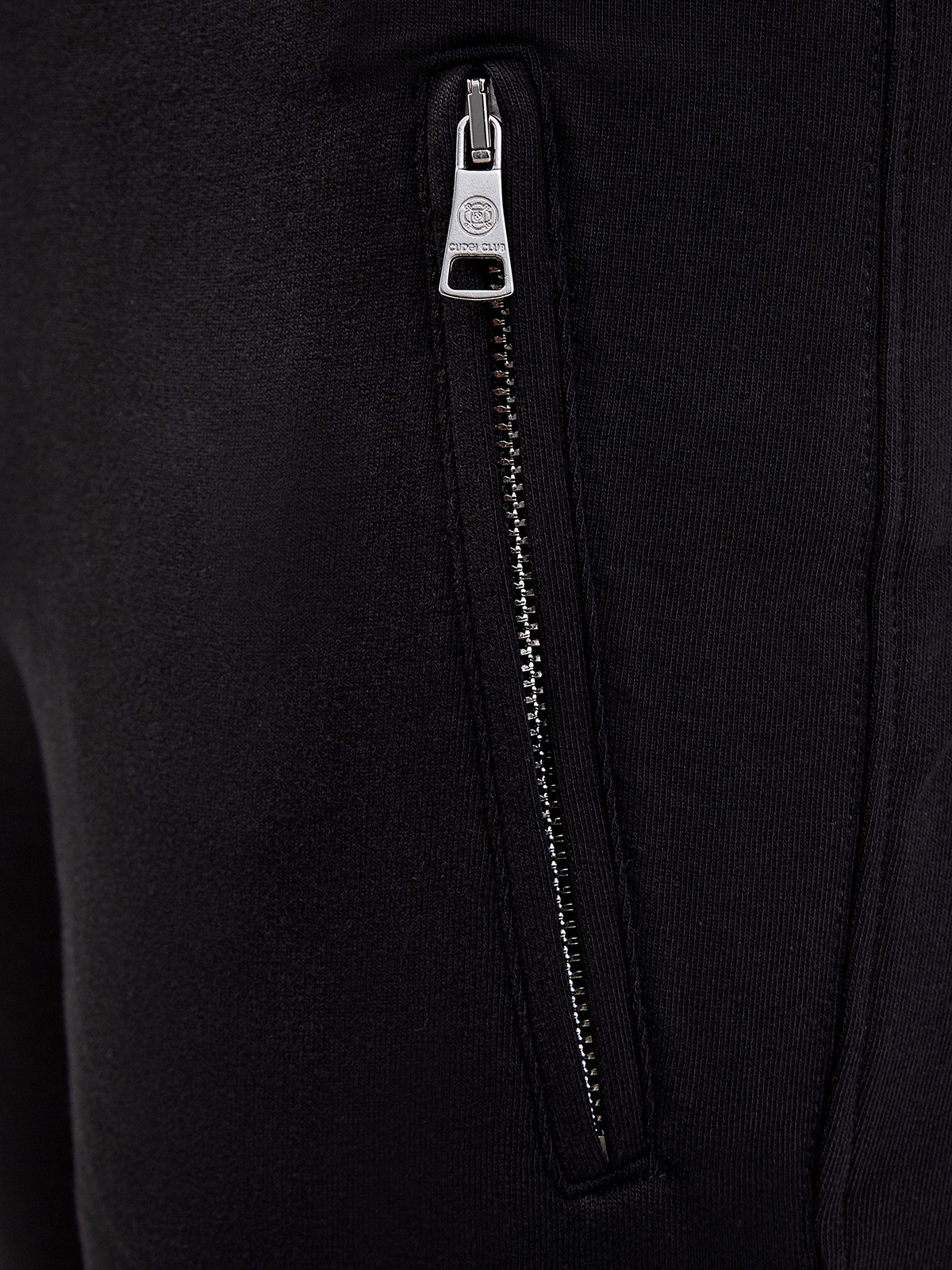 Однотонный спортивный костюм из гладкого хлопка CUDGI, цвет черный, размер 48;50;52;54;56;58 - фото 6