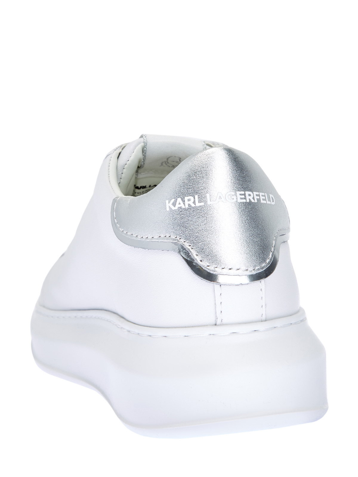 Массивные кроссовки Maxi Kup с перфорированным логотипом KARL LAGERFELD, цвет белый, размер 5;8;9 - фото 4