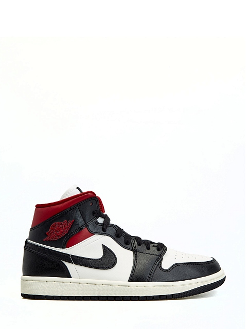 jordan 1 mid black sail gym red w JORDAN 24 900