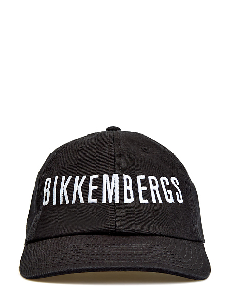 Бейсболка из хлопкового габардина с контрастной символикой