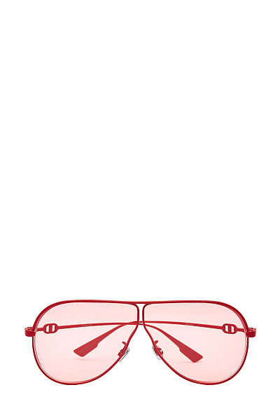 Очки-авиаторы в тонкой прорезиненной оправе