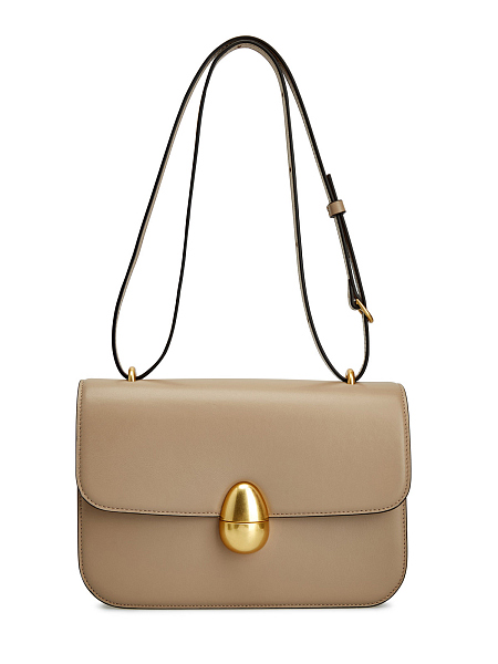 Кожаная сумка Phoenix с винтажным замком и съемным ремешком