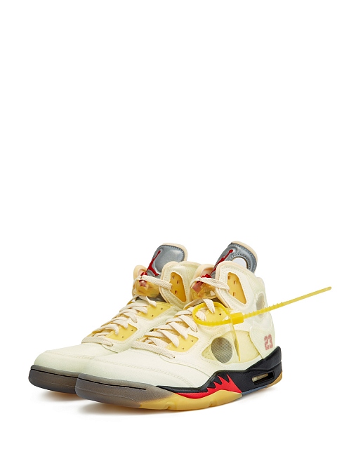 Nike air jordan 5 hotsell retro sp x off-white