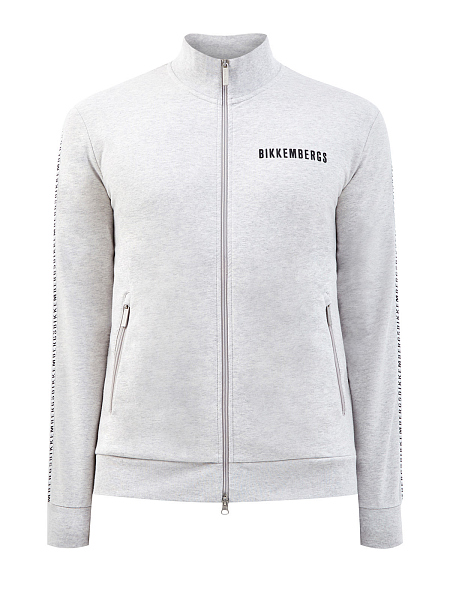 Толстовка в спортивном стиле из хлопка и спандекса