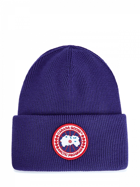 Шапка из шерсти эластичной вязки с макро-логотипом Arctic