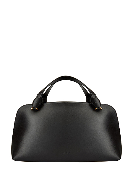 Сумка Aries из мягкой матовой кожи с замшевой деталью