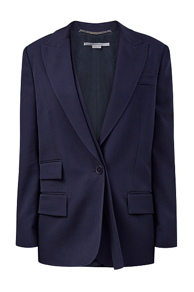 Прямой жакет Bell из шерстяной ткани 