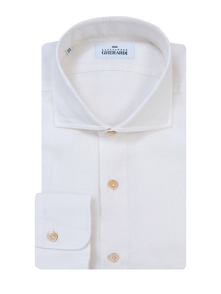 Рубашка в стиле sprezzatura из льняной ткани