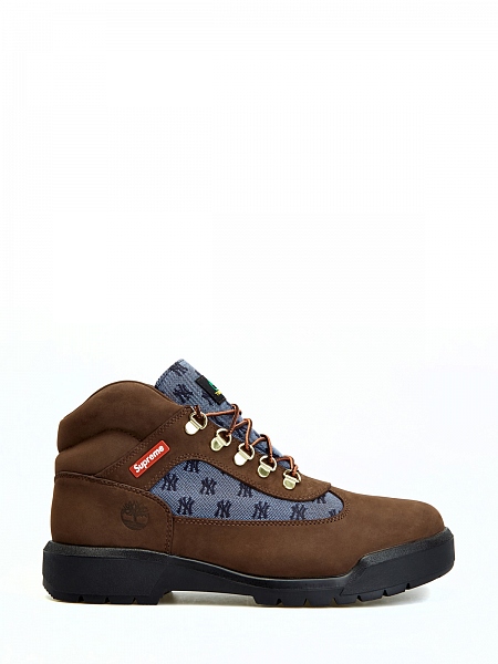Ботинки Supreme x New York Yankees x Timberland Field Boot 'Brown'