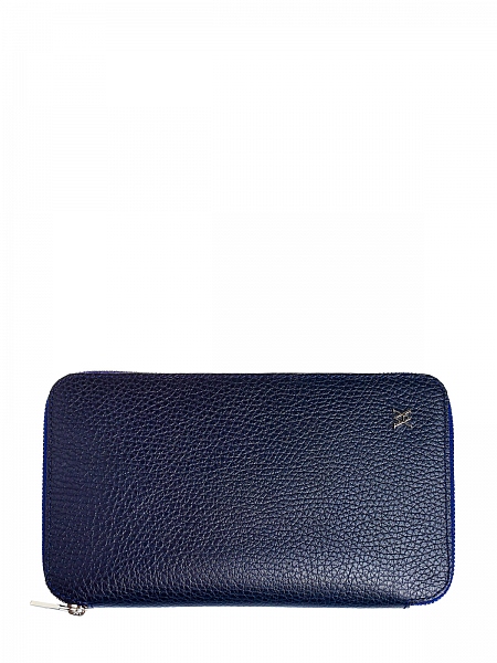 Классическое портмоне из&nbsp;кожи ламы с&nbsp;застежкой на&nbsp;молнию