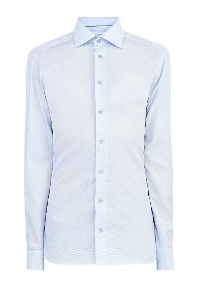 Рубашка Contemporary из твила с тканым микро-принтом в клетку