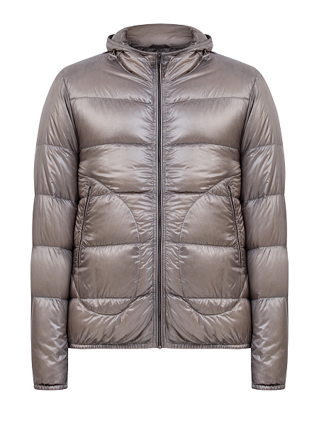 Стеганый пуховик из нейлона Ultralight с капюшоном