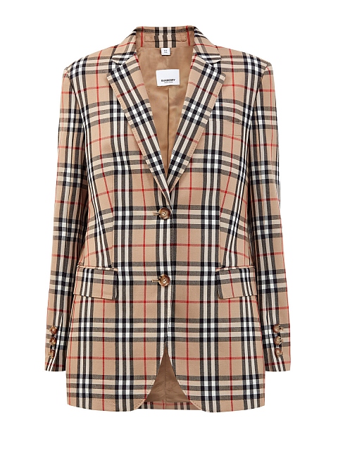 burberry print blazer