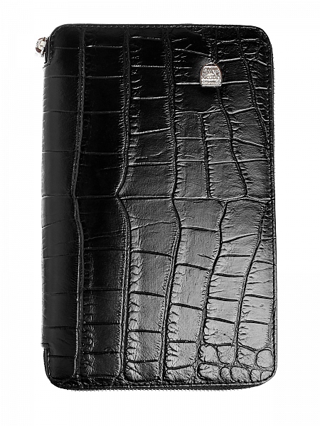 Портмоне из&nbsp;текстурированной телячьей кожи с&nbsp;одним отделением на&nbsp;молнии