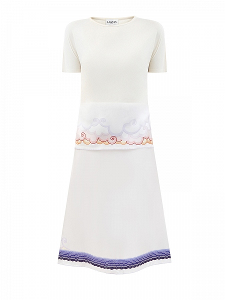 Платье из&nbsp;струящегося крепа в&nbsp;стиле арт-деко