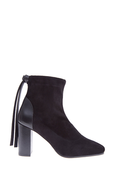 Ботильоны Wolfe с кулиской и сочетанием контрастных фактур