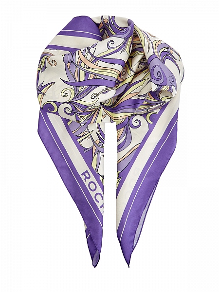 Легкий платок из струящегося хлопка и шелка